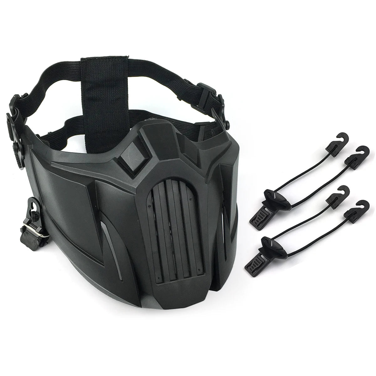 Adjustable Strap Mouth Protect CS Sports Safety Protective Equipment Tactical Half Face Mask
