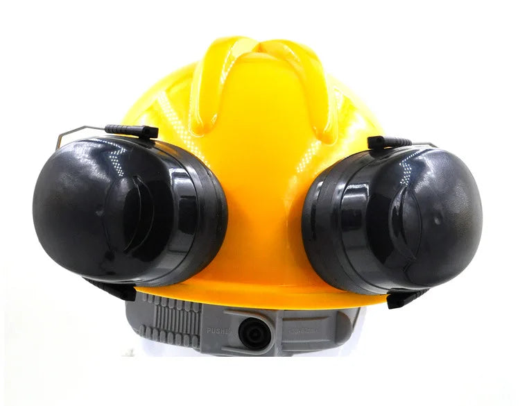 Anti-noise On-Helmet Earmuffs Ear Protector For Safety Helmet Cap Use Factory Construction Work Safety Hearing Protection
