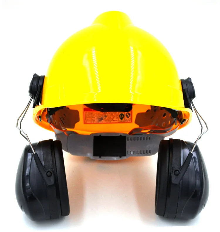 Anti-noise On-Helmet Earmuffs Ear Protector For Safety Helmet Cap Use Factory Construction Work Safety Hearing Protection