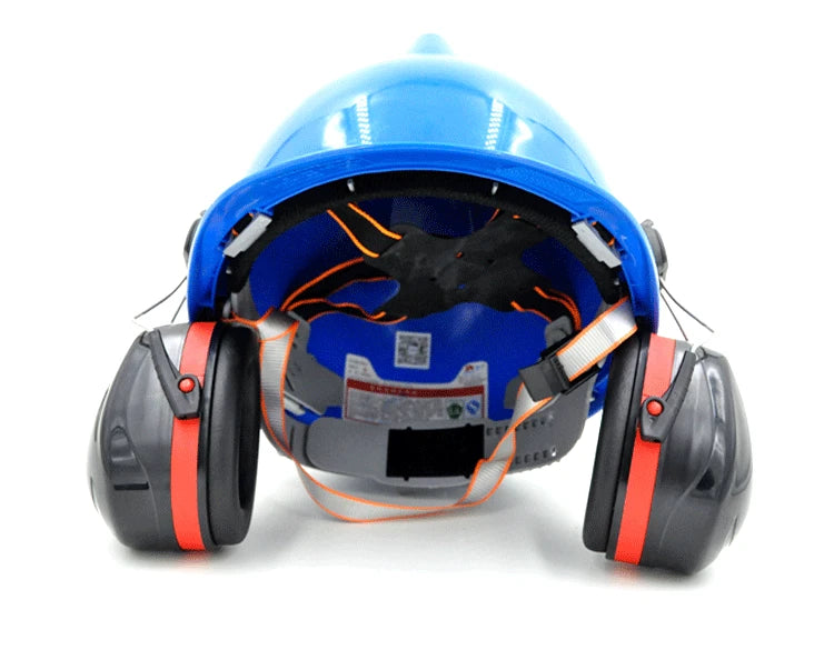 Anti-noise On-Helmet Earmuffs Ear Protector For Safety Helmet Cap Use Factory Construction Work Safety Hearing Protection