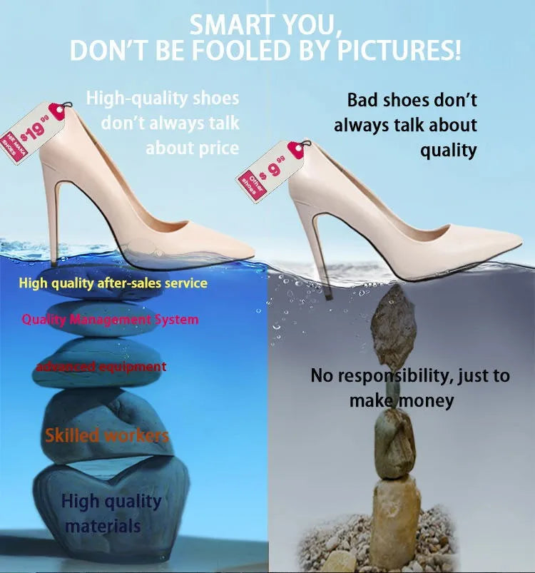 Cowboy Winter Boots Western Women Knee High Heel Slip on Pointed Toe