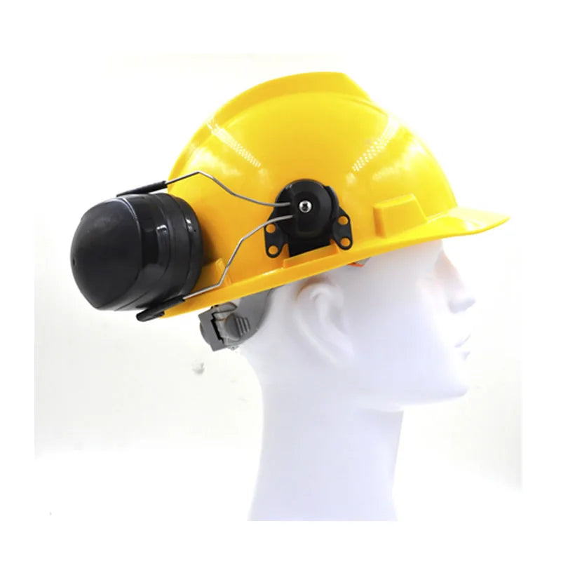 Anti-noise On-Helmet Earmuffs Ear Protector For Safety Helmet Cap Use Factory Construction Work Safety Hearing Protection
