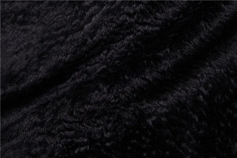 Motorcycle Leather Jacket Men Turn Down Fur Collar Slim Fit Warm PU Bomber Jackets Coats Mens Bikers