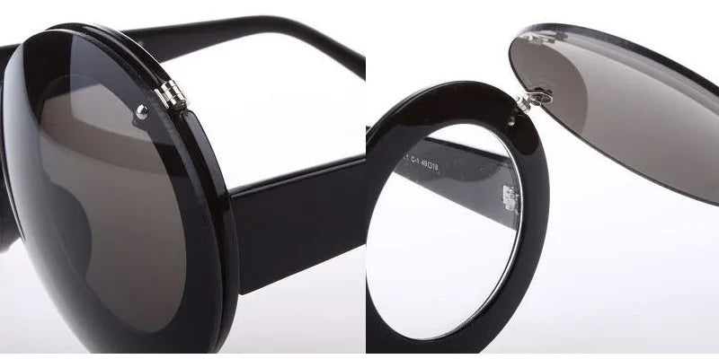 Classic Chic Popular Lady Flip Sunglasses Women