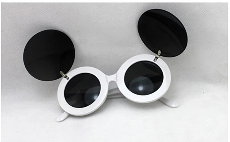 Classic Chic Popular Lady Flip Sunglasses Women