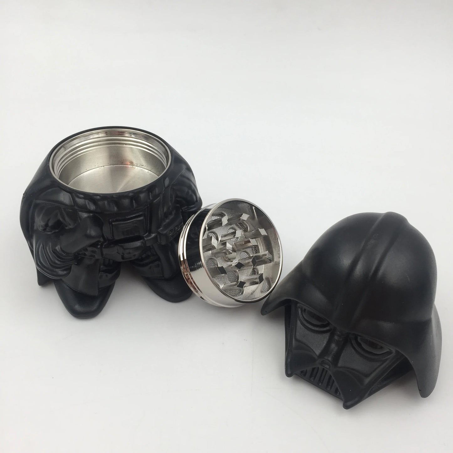 Star Wars Black Warrior Darth Vader Stormtrooper toy Metal Zinc Alloy Herb Weed Grinder Tobacco Spice Crusher Accessories