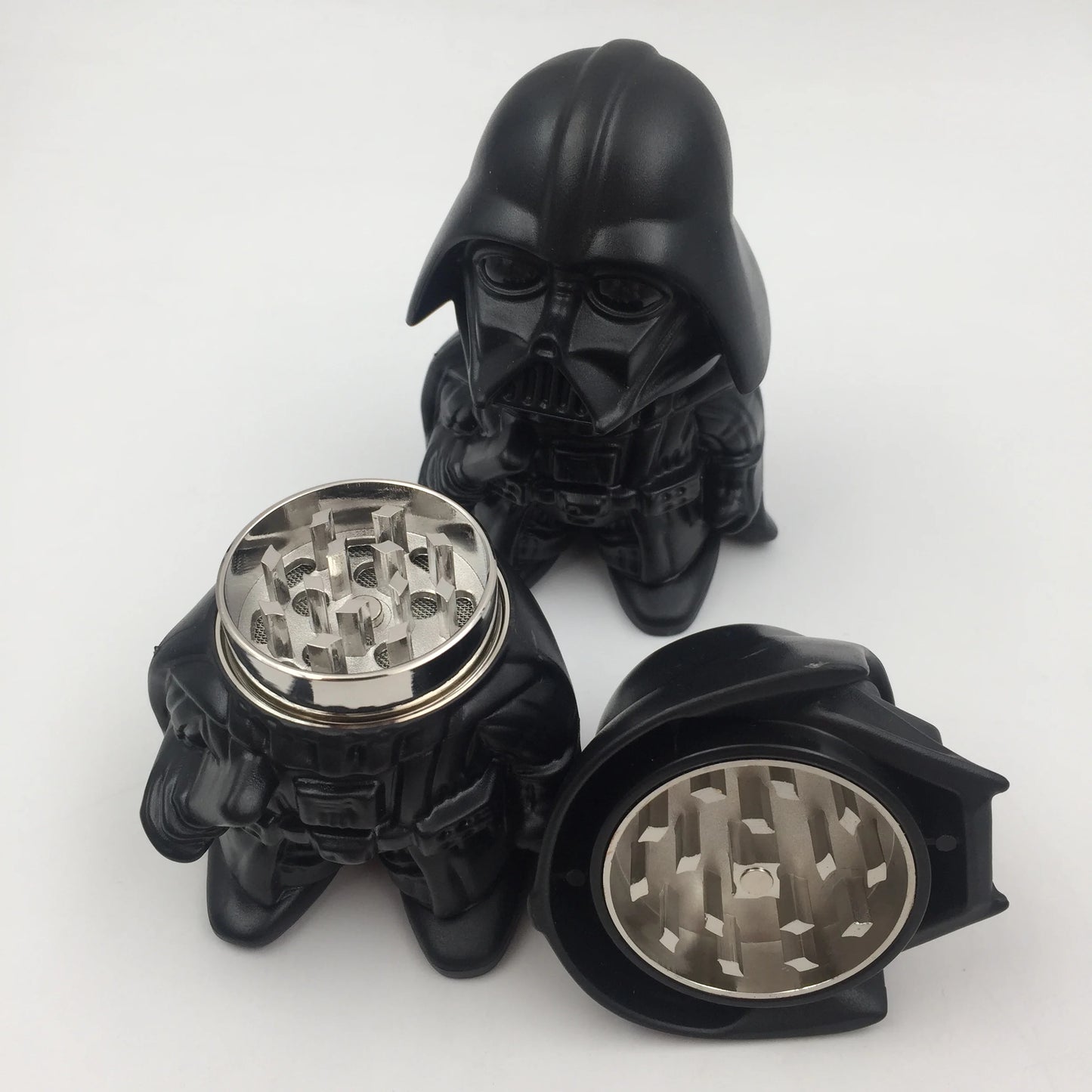 Star Wars Black Warrior Darth Vader Stormtrooper toy Metal Zinc Alloy Herb Weed Grinder Tobacco Spice Crusher Accessories