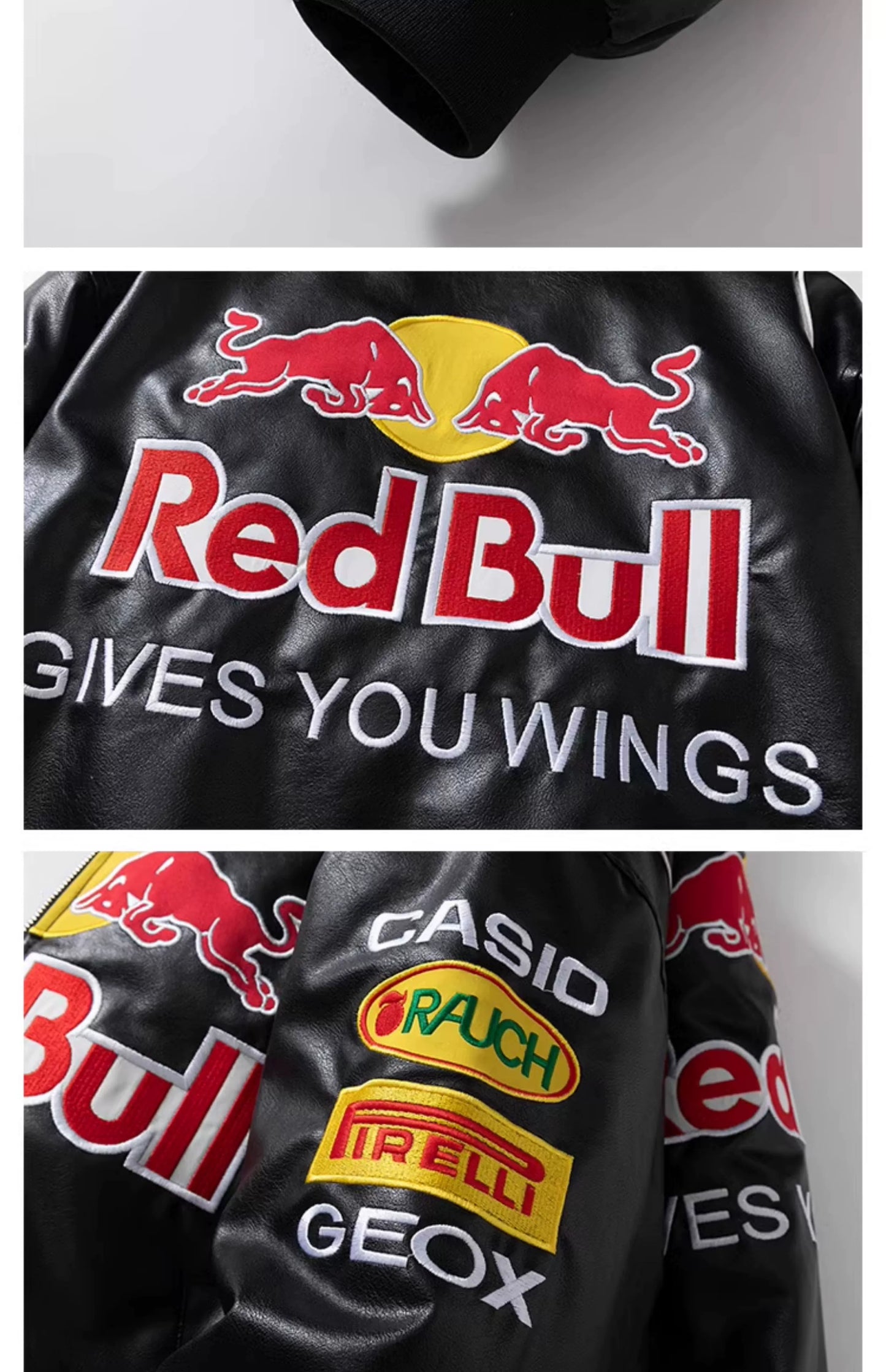 American Retro Racing Suit Motorcycle Cotton Jacket Fall and Winter Motorcycle Cycling Clothing Embroider Pilot Jacket Men's and Women's Coats