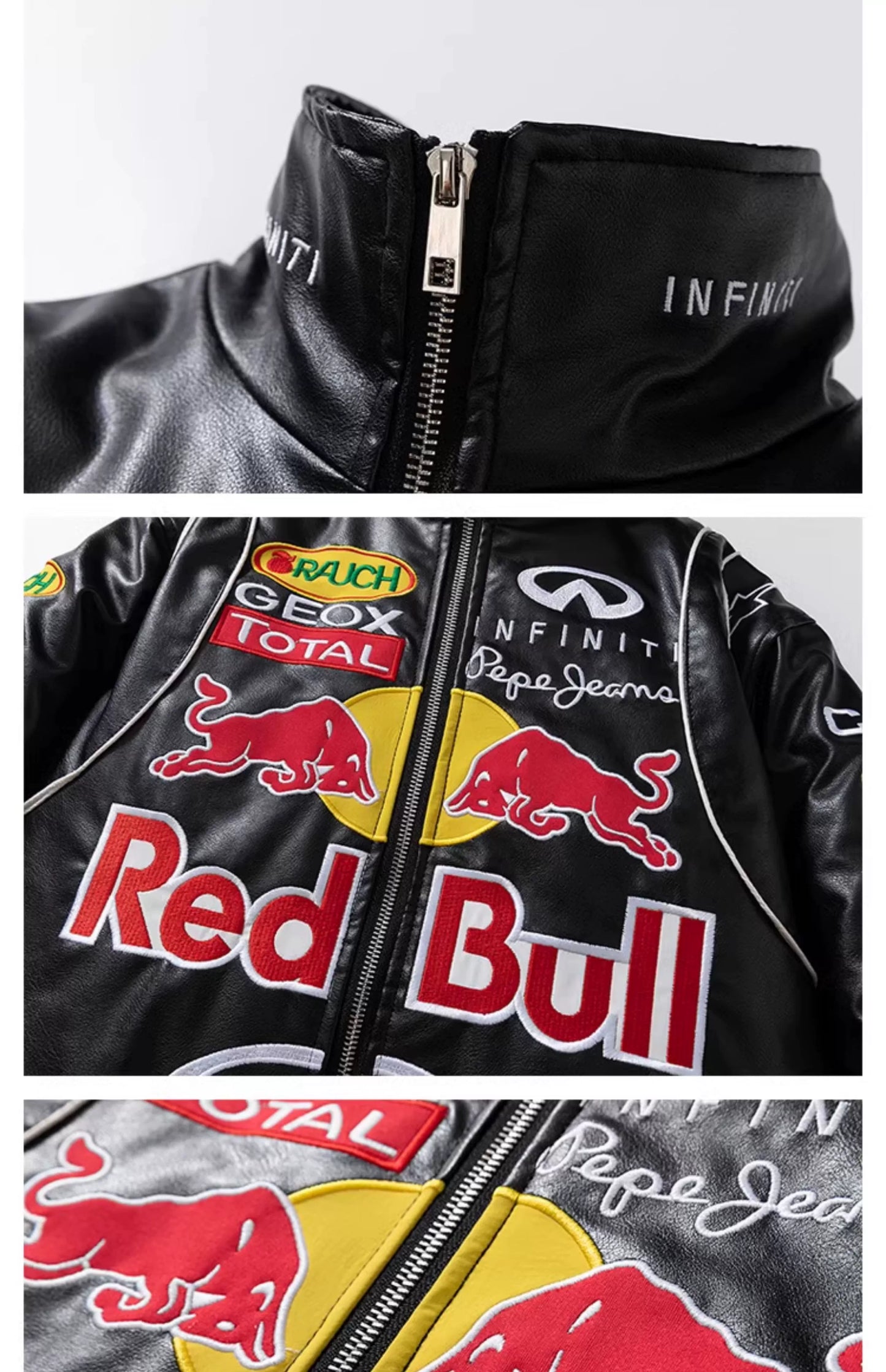 American Retro Racing Suit Motorcycle Cotton Jacket Fall and Winter Motorcycle Cycling Clothing Embroider Pilot Jacket Men's and Women's Coats