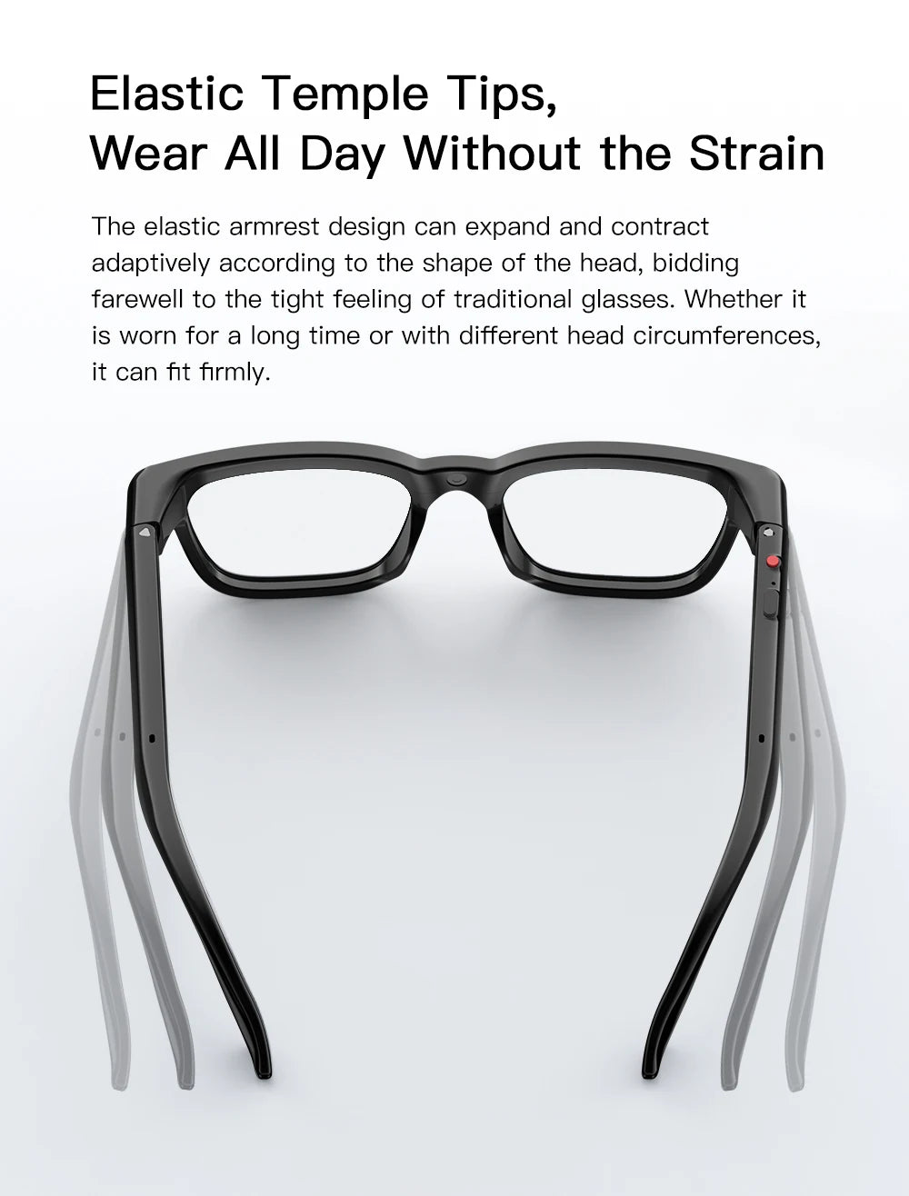 Smart AI Translation Smart Glasses 800W HD Camera 1080P Video WIFI transmission Bluetooth Call