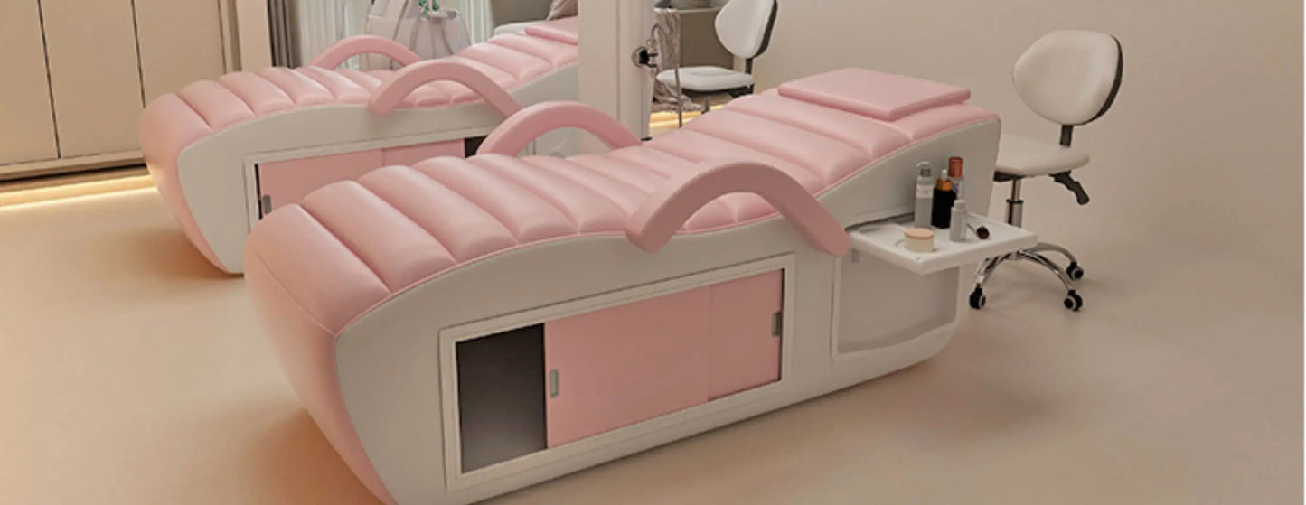 Beauty Profesional Massage Bed Hidden Space Storage Unique Lash Bed Modern Design Cama De