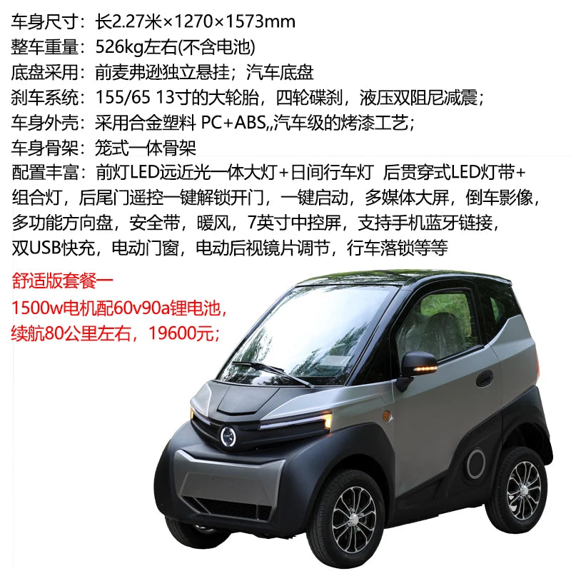 Electric Mini Car ideally for elderly and women