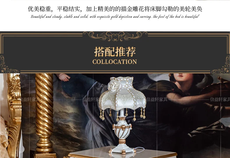 European Luxury Round Bed Design Aesthetics Romantic Comfortable Bed Castle King Size Muebles elegant