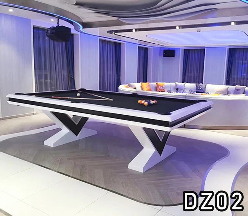 Superior quality luxury design 9ft 8ft 7ft size pool table billiards with free accessories kit and quality felt