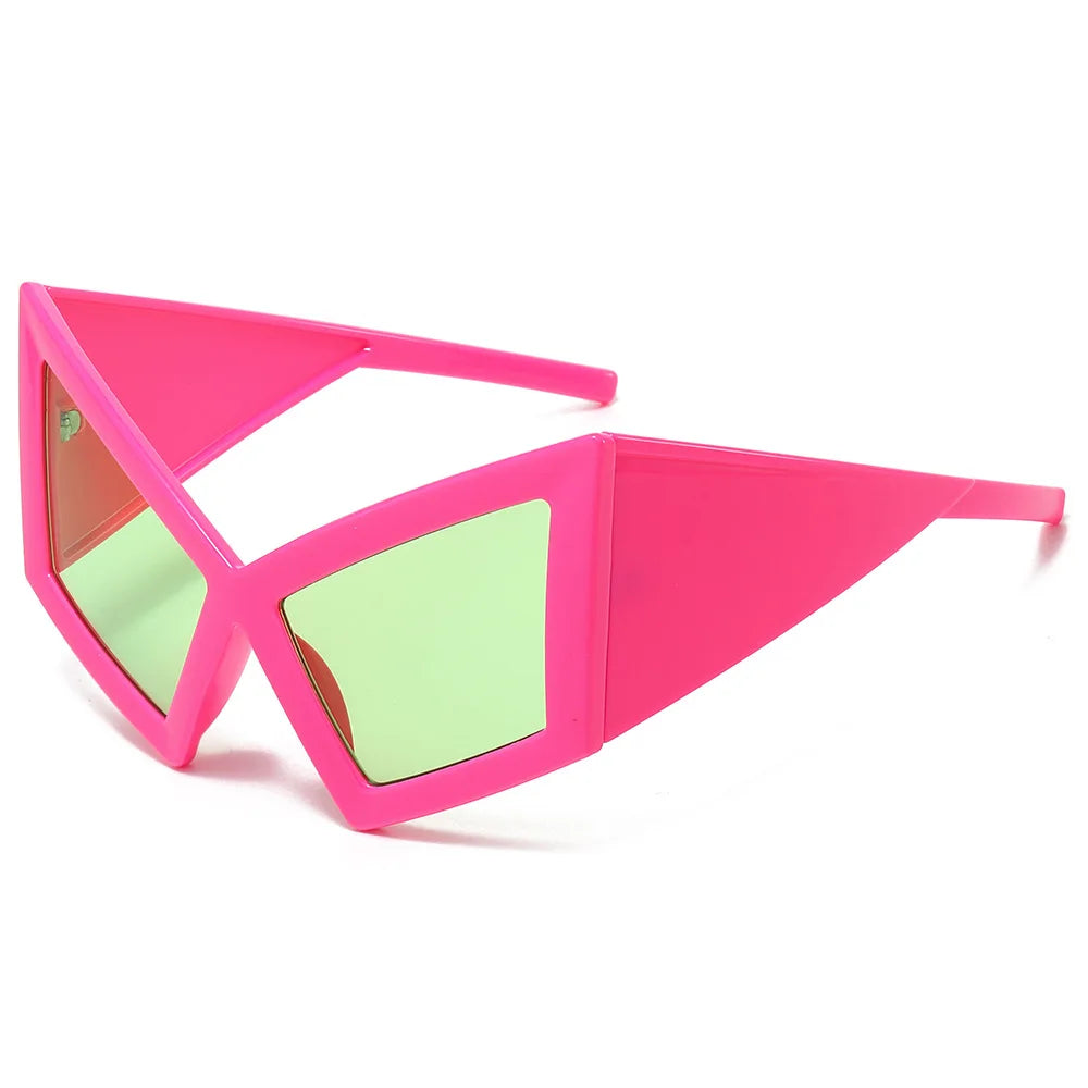 Oversized Cat Eye Sunglasses for Women. Hip Hop Dance Party Favors