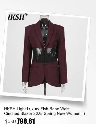 HKSH Spring Summer New Women Ins Chic High Street Three-dimensional Flower Diamonds Jeans Casual Elastic Waist Long Pants