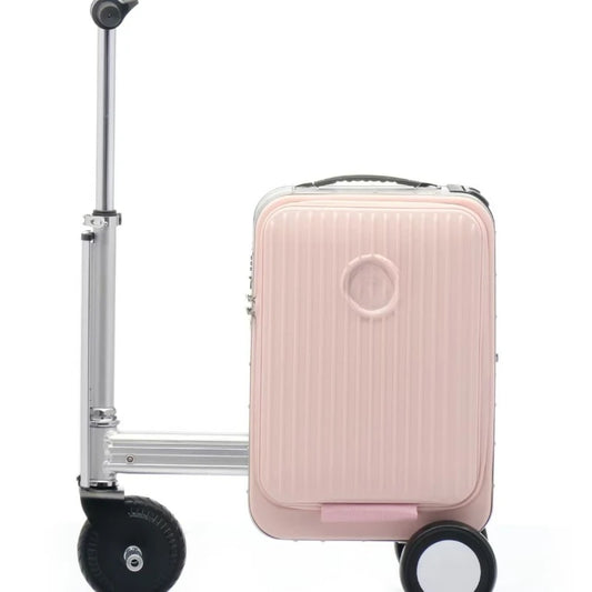 20-Inch intelligent transportation electric cycling electric suitcase manned trolley case