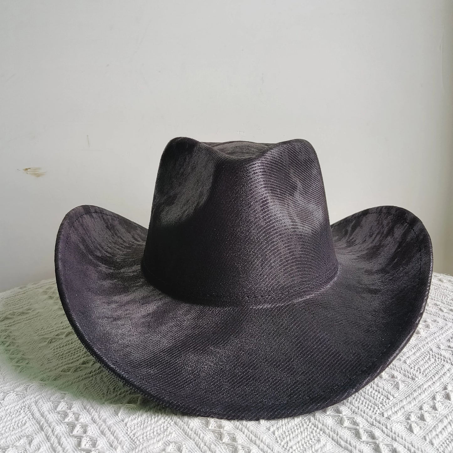 Faux Leather Western Cowboy Hats Men Women retro cowboy hats big brim cowgirl hat knight hat men. Australian