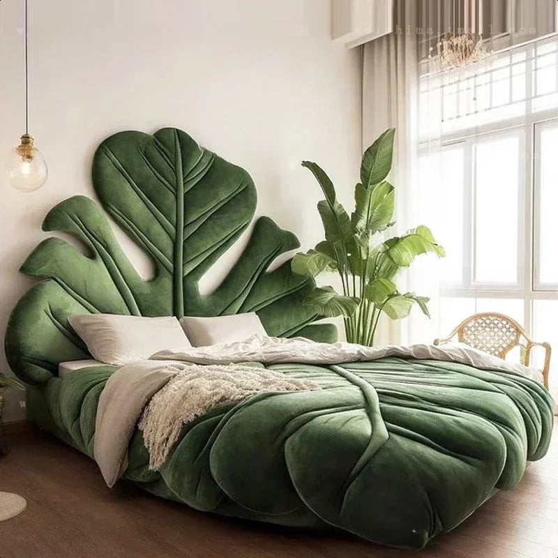 Modern Bed Velvet Luxury Headboard Big Modern Double Beds King Adults Princesse Camas De Dormitorio Furniture