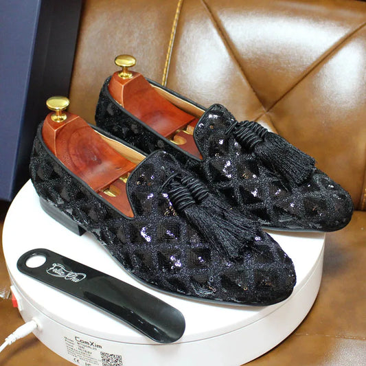 Fashion Designer Spring Summer Mens Tassel Loafers