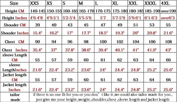 Michael Jackson Thriller Red Leather Jacket for Women/ men