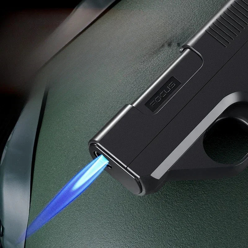 New Gun Gas Lighter Magazine Cigarette Case Lighter Multi-function Thick Medium and Fine Three-in-one Cigarette Case