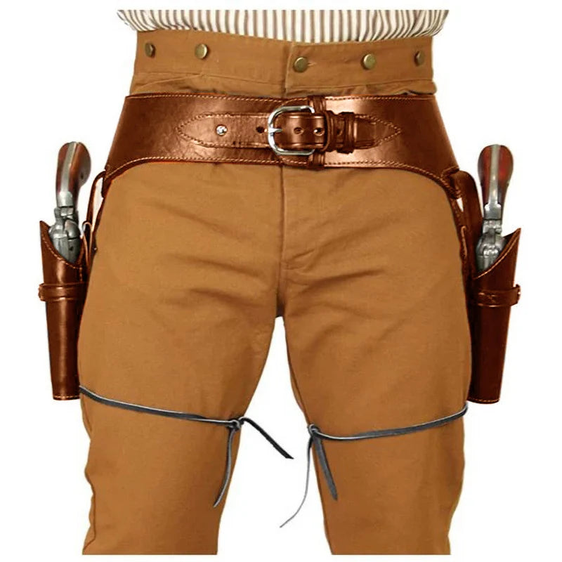Old Wild West Western Revolver Holster Cowboy Gunslinger Accessory Gun Belt Pistol Holder Bag Cover