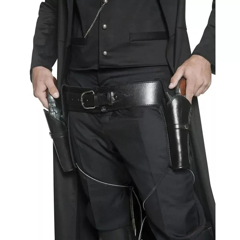 Old Wild West Western Revolver Holster Cowboy Gunslinger Accessory Gun Belt Pistol Holder Bag Cover
