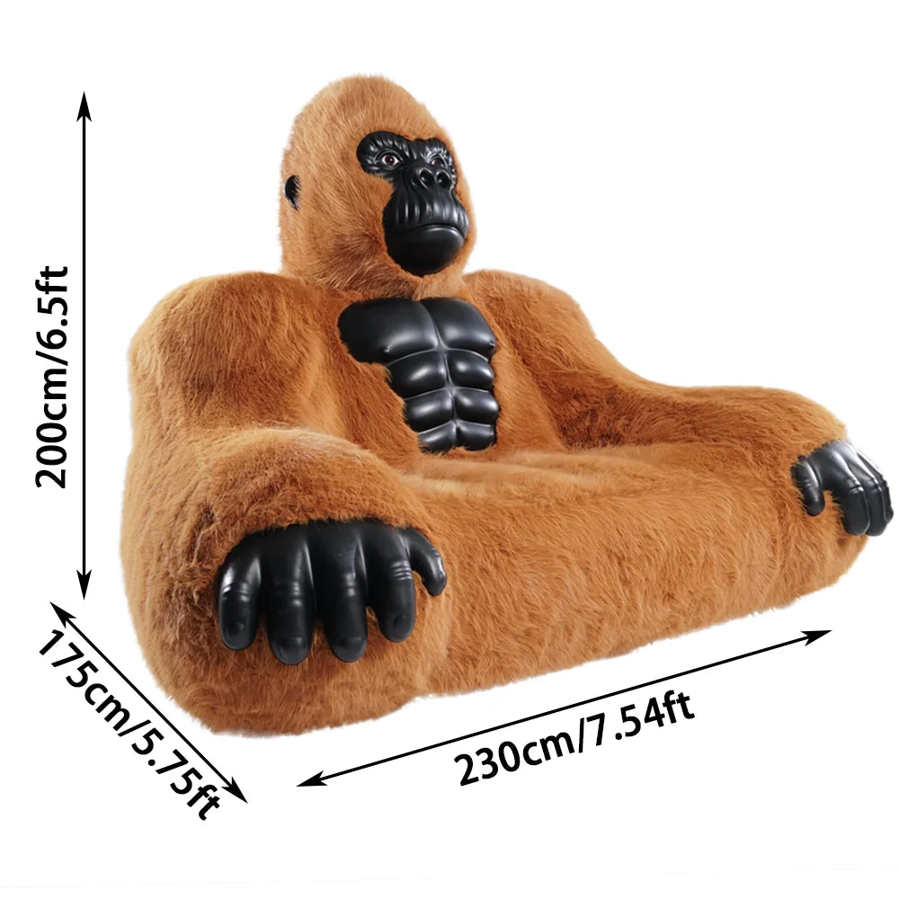 US Inflatable King Kong Gorilla Sofa Luxury Furniture Inflatable sofa