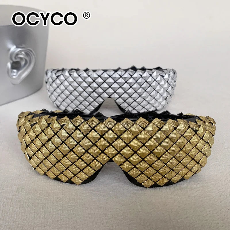 Futuristic Pyramid Sun Glasses Trend Eyewear