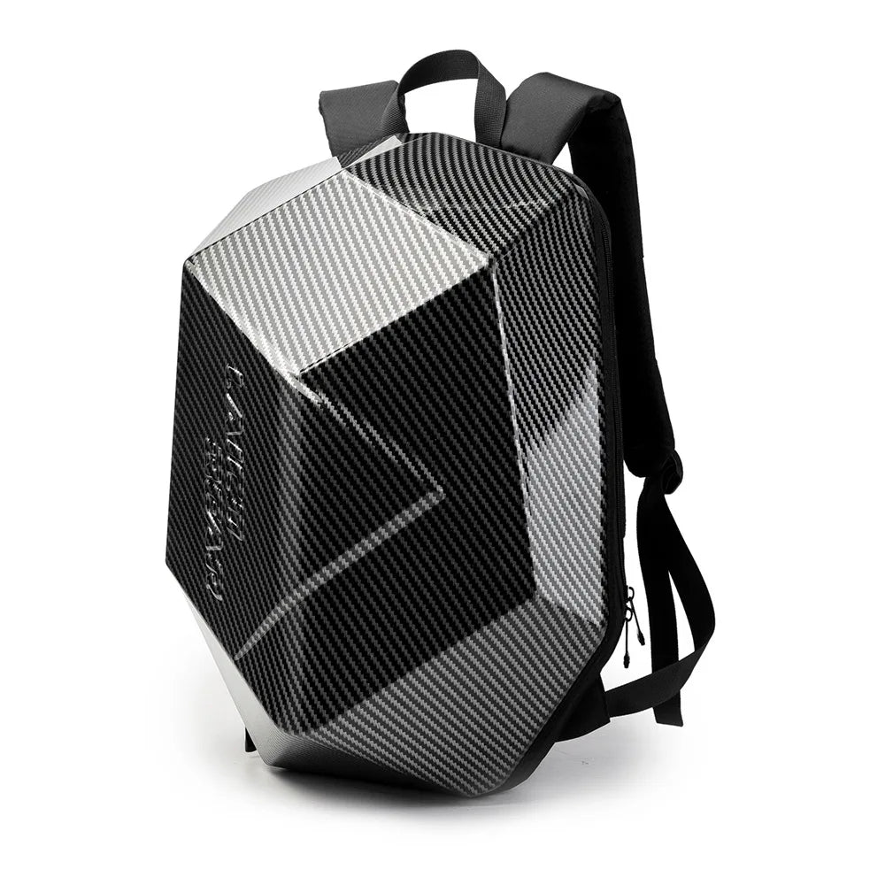 Motorcycle backpack waterproof motorcycle helmet ABS hard shell shoulders riding bag