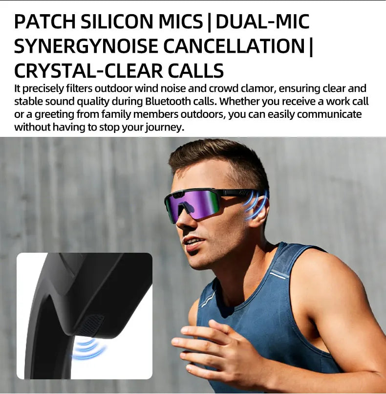 2026-27 New 1200P Camera Smart Goggles/ shades. Men 8MP Pixel Anti-shake Video ChatGPT Translation Dual Mic Audio