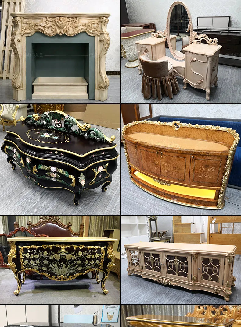 European Luxury Round Bed Design Aesthetics Romantic Comfortable Bed Castle King Size Muebles elegant