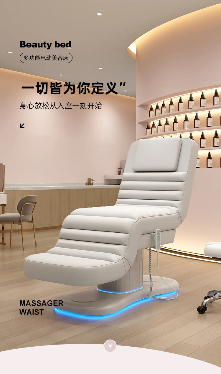 Luxury Electric Massage Bed Ergonomic Comfortable Modern Upholstered Design Massage Électrique Salon Furniture