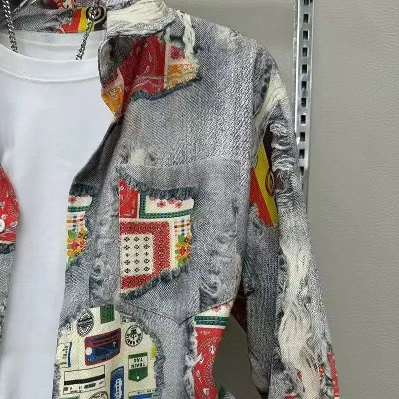 Men's Casual Sets Streetwear Long Sleeve Jacket Coat+ Pants 2 pc set