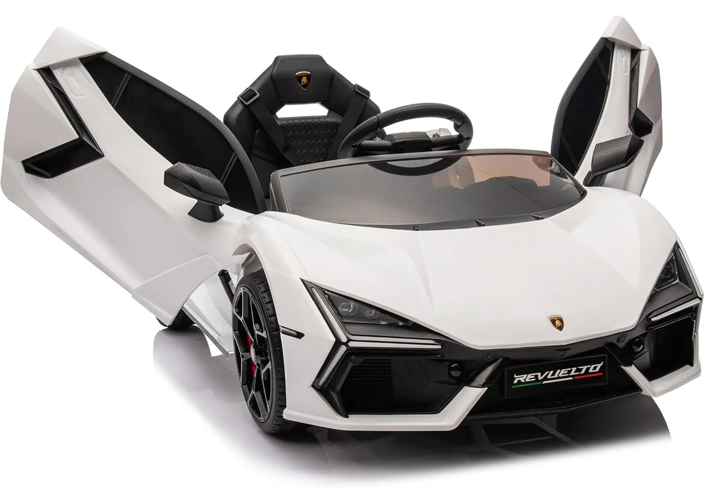 Ride On Car for Kids Licensed Lamborghini Revuelto Electric Vehicle 12V Battery Powered Sports Car Toy with Music/Remote Control