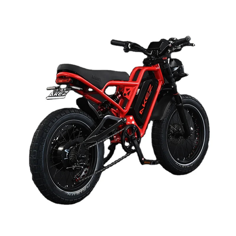 STLF Practical Electric Mountain Fatbike 20-Inch Fat Tire Electric Dirt Electric Bicycle