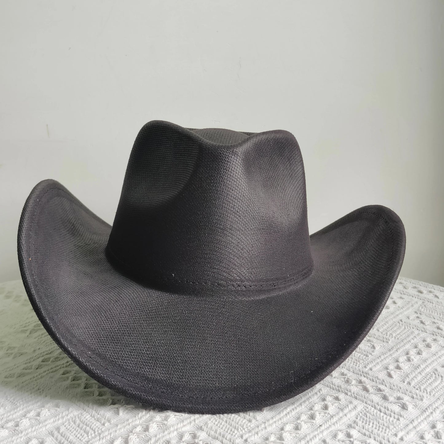 Faux Leather Western Cowboy Hats Men Women retro cowboy hats big brim cowgirl hat knight hat men. Australian