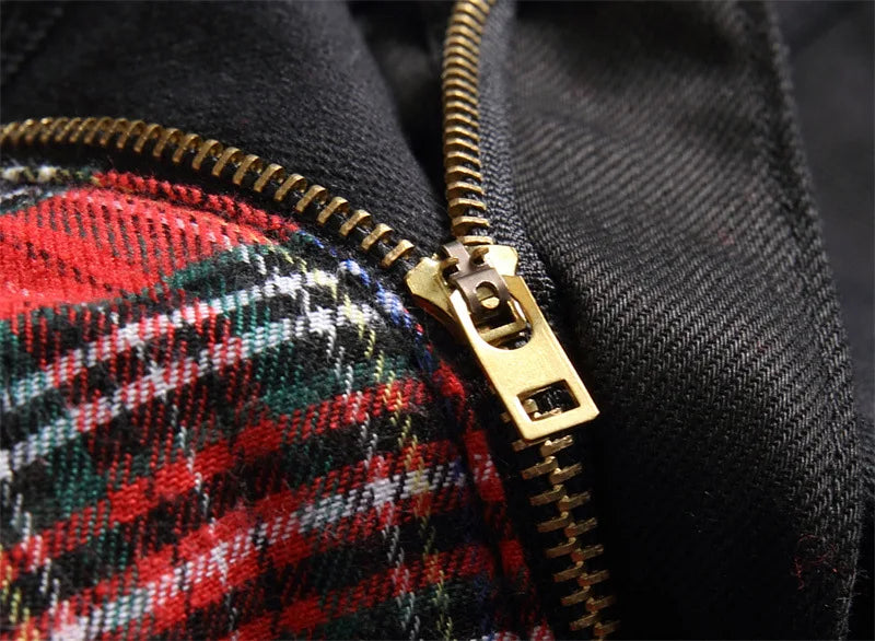 Men New Suspender Color Blocking Slim Fit Hip-hop Personality Funny Design for Men's Denim