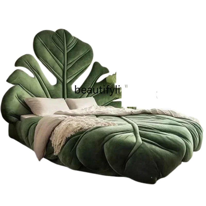 Modern Bed Velvet Luxury Headboard Big Modern Double Beds King Adults Princesse Camas De Dormitorio Furniture