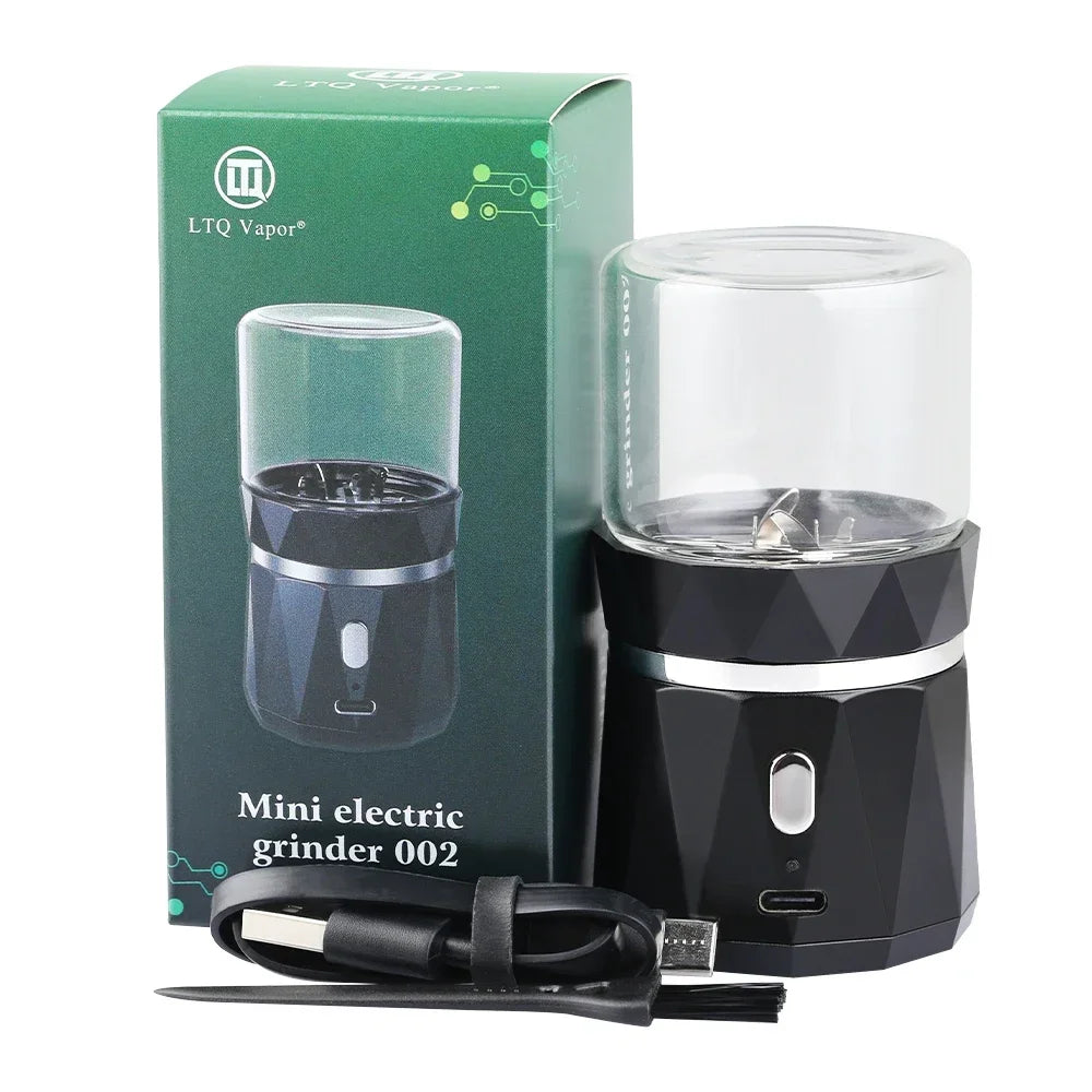 Portable Electric Herb Grinder USB Rechargeable Anti Touch Tobacco Crusher Grinders for Smoking Pipe Grass Smoke Accessories