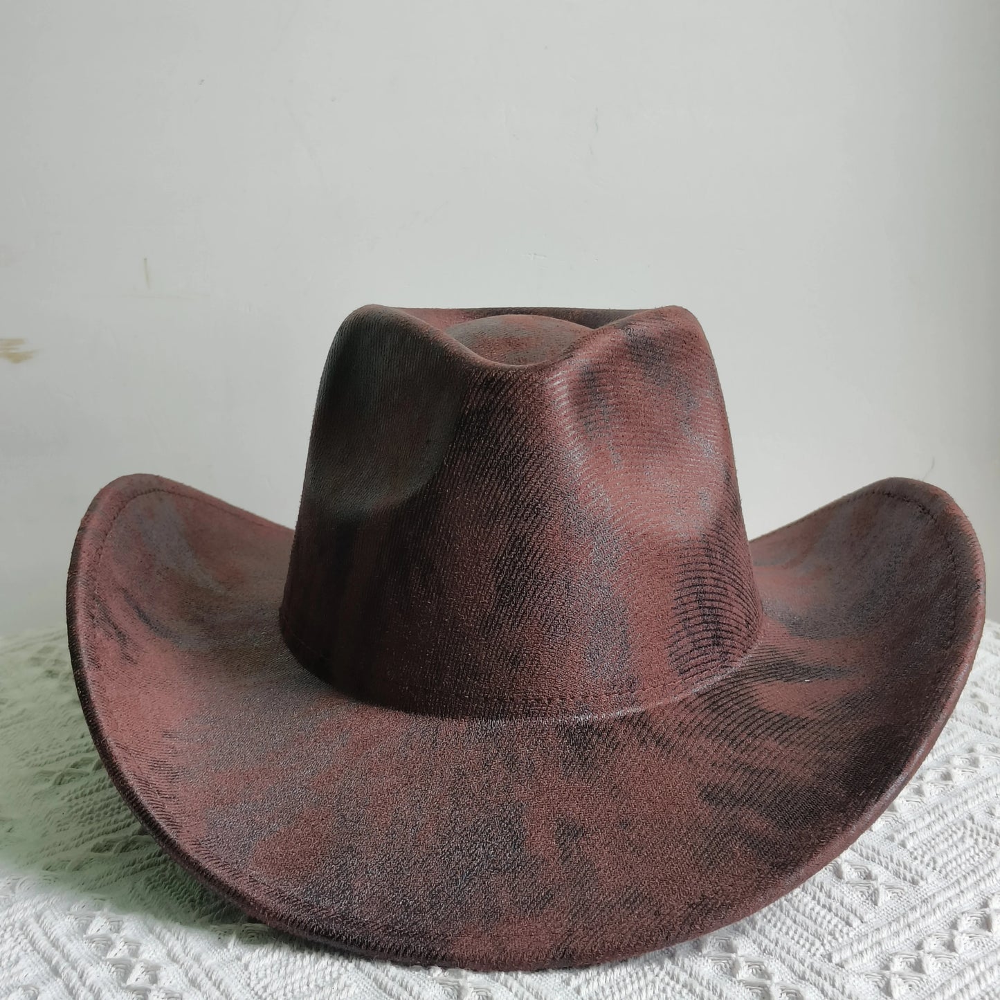 Faux Leather Western Cowboy Hats Men Women retro cowboy hats big brim cowgirl hat knight hat men. Australian