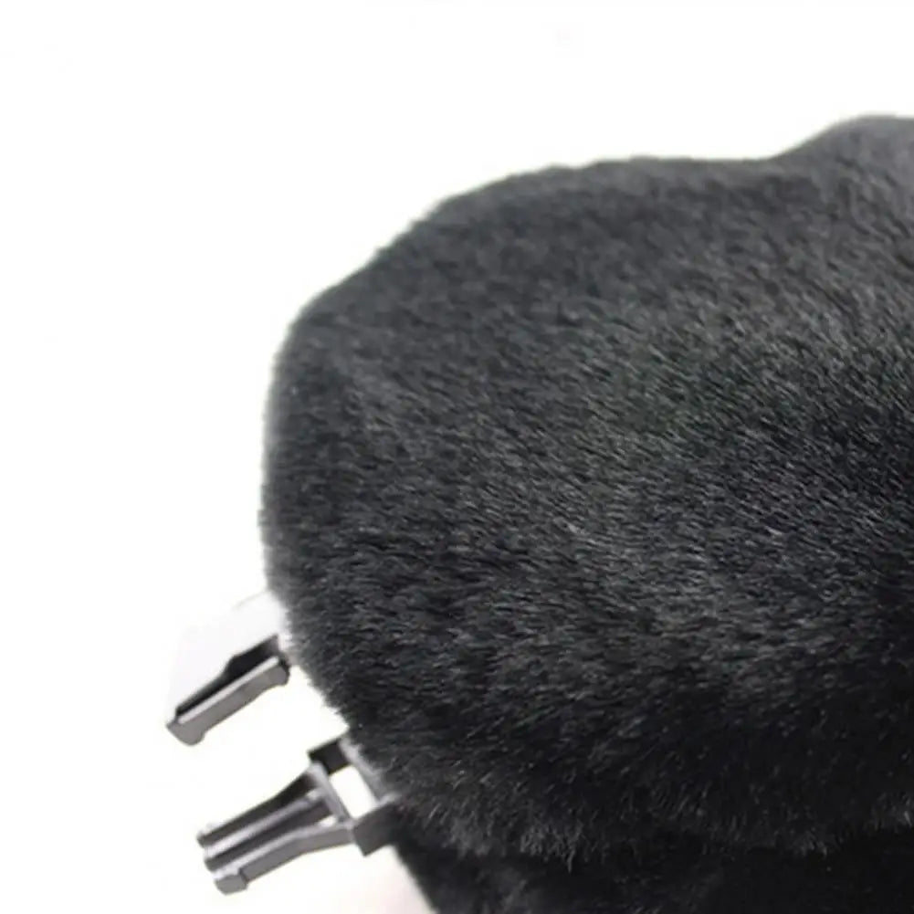 Plush Russian Imitation Rabbit Fur Outdoor Hat Ear Protection Anti Cold Windproof BomberHats
