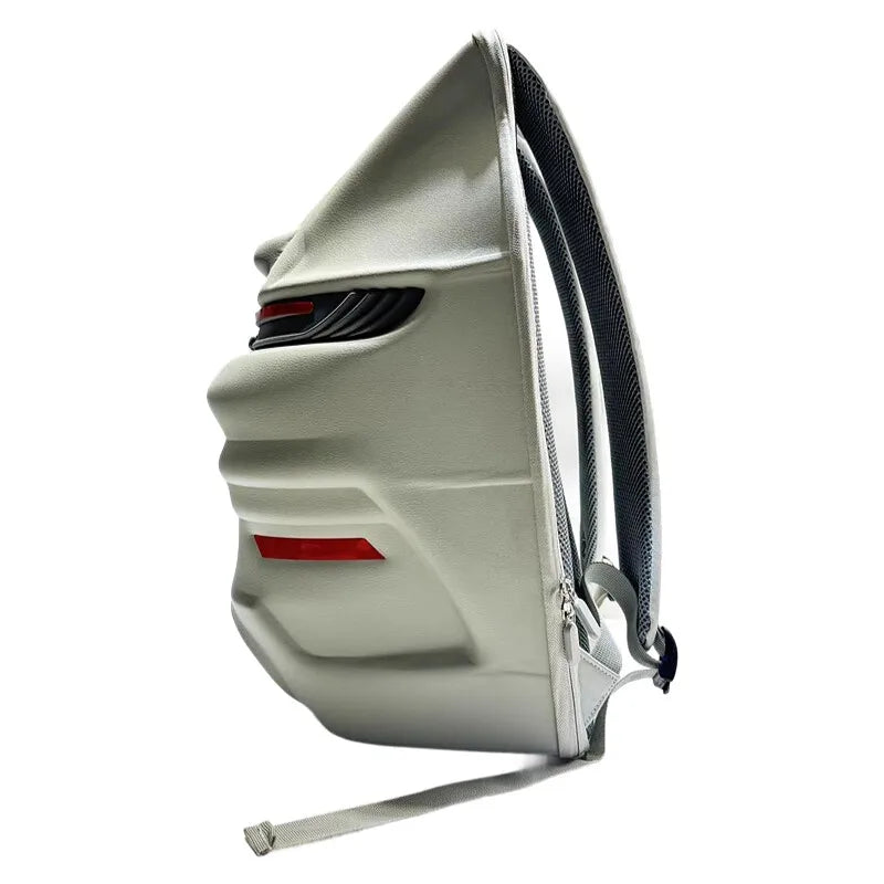 Hard Shell Backpack for Cycling Riding - Large Capacity Sports-Inspired Stylish Mens Rucksack, Waterproof Durable Daypack