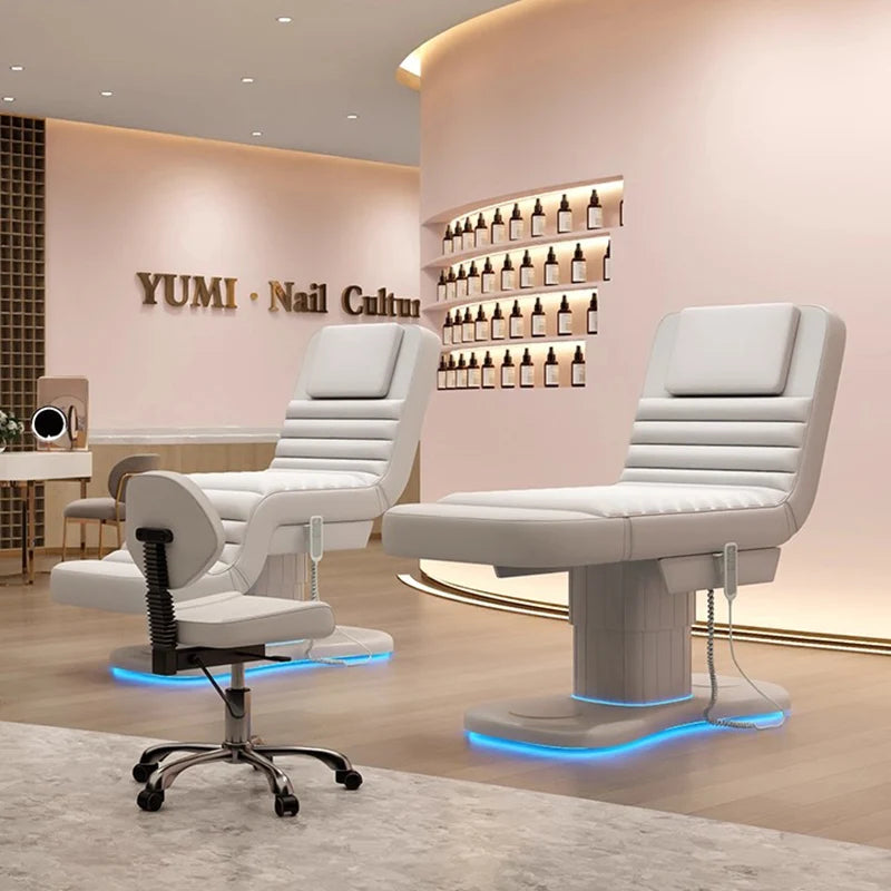 Luxury Electric Massage Bed Ergonomic Comfortable Modern Upholstered Design Massage Électrique Salon Furniture