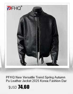 PFHQ Camouflage Vest Jacket Sleeveless Hollow Out Niche Zipper Contrast Color American Streetwear