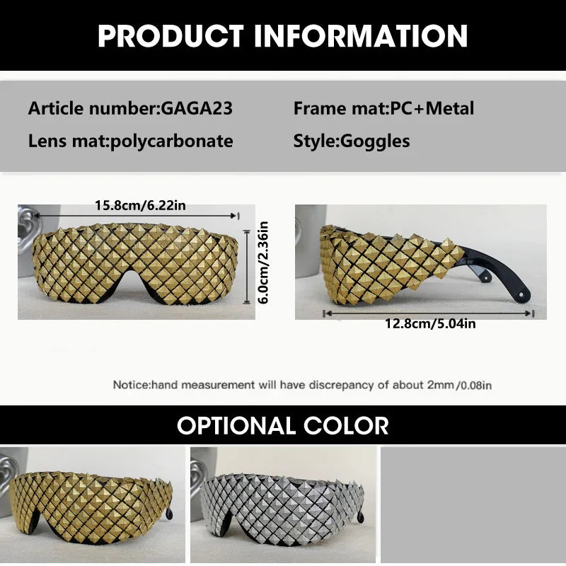 Futuristic Pyramid Sun Glasses Trend Eyewear