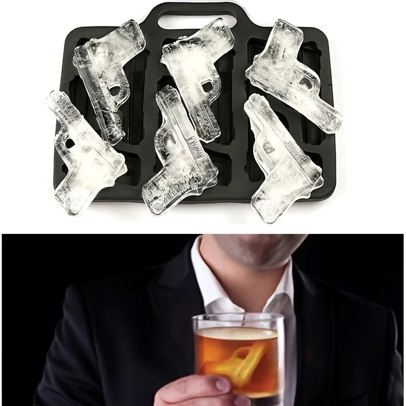 Premium Whiskey & Cocktail Ice Cube Mold - DIY Creative Slow-Melting Easy-Release Shapes for Perfect Drinks & Chilled Beverages