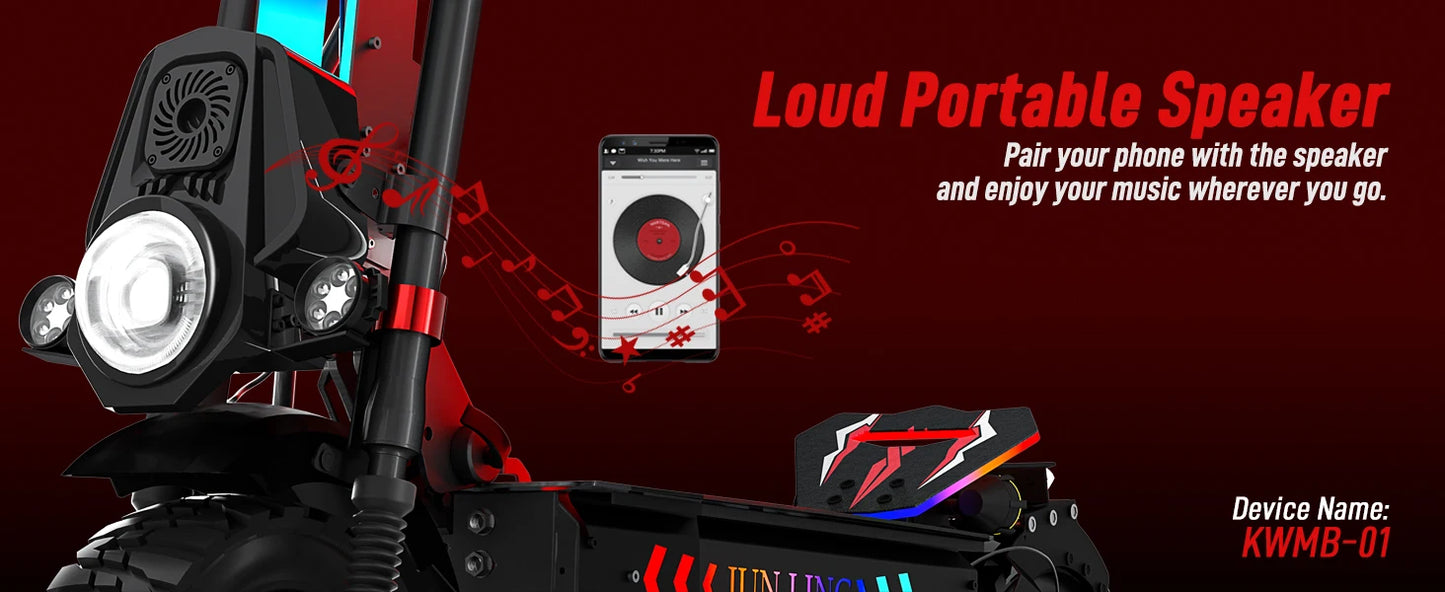 10000W Dual Motor Off Road Electric Scooter for Adults with 55 MPH speed 75 Miles Range