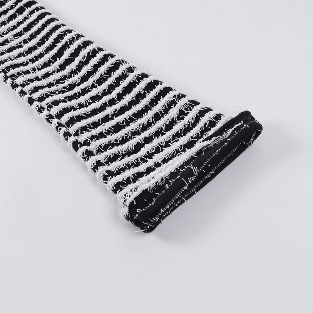 Color Block Stripes Pants Women High Waist Loose Sweatpants Women's Bodycon All-match Summer Trouseres